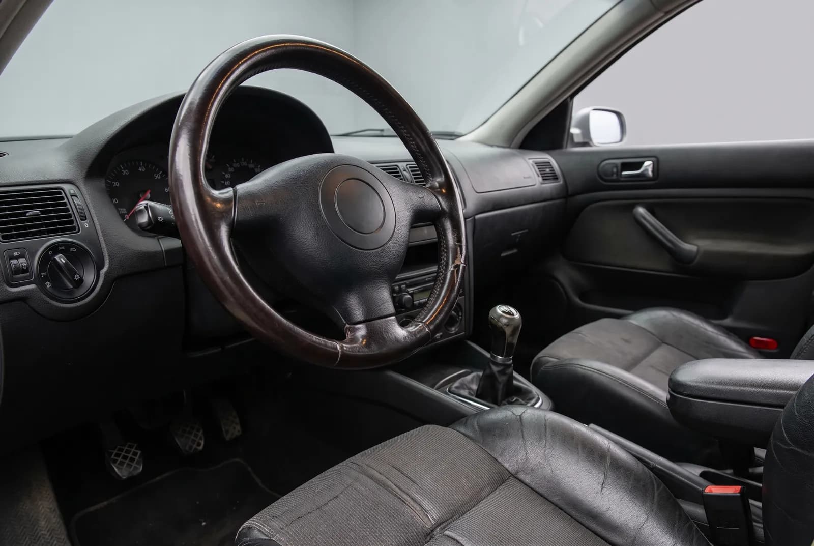 Detail van een Export auto Hoge kilometerstand