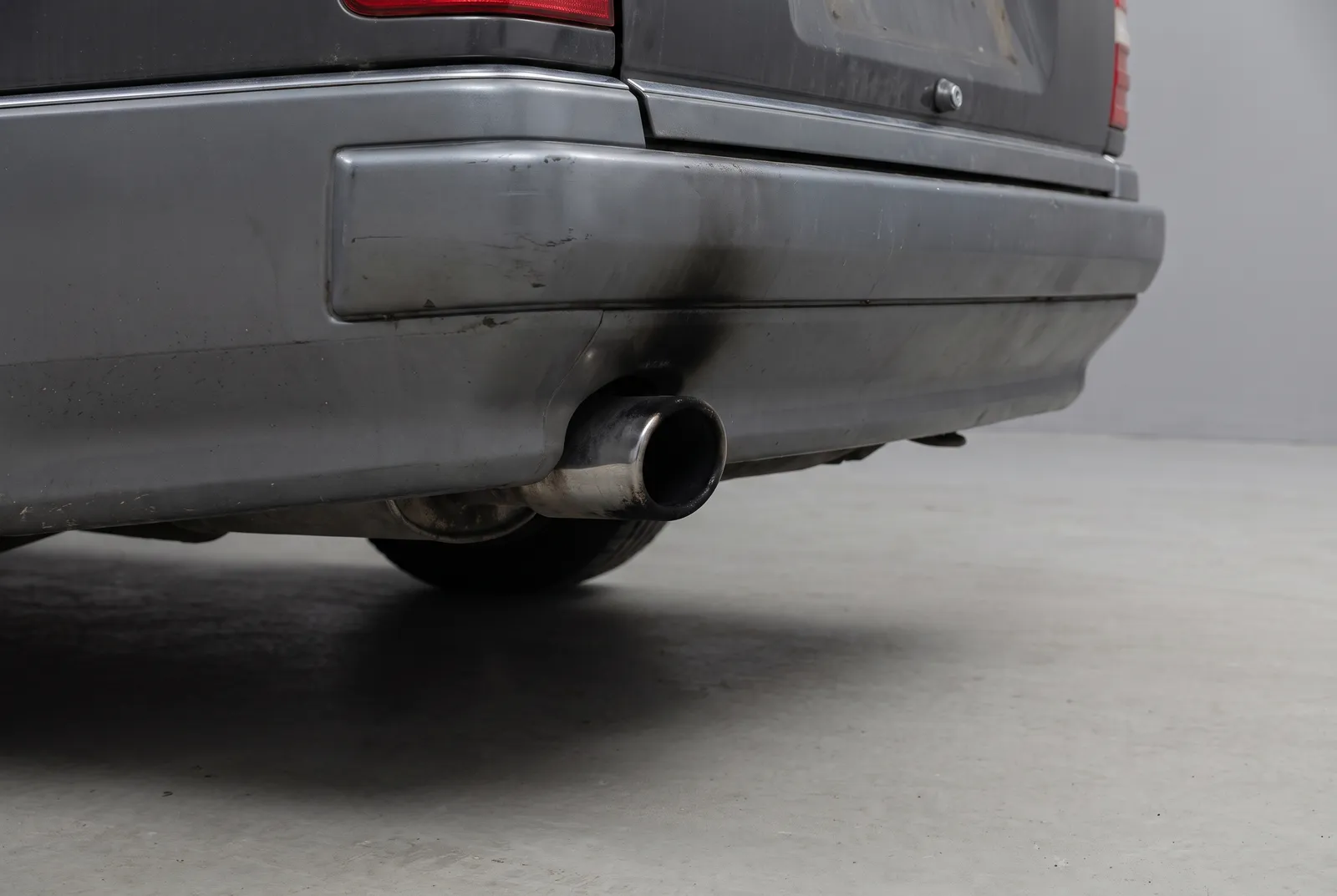 Detail van een Export auto Oude diesel